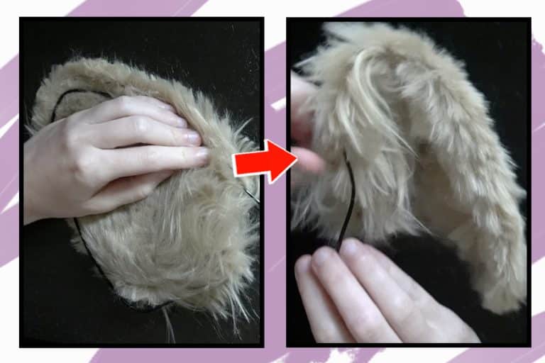 How to Make Floppy Dog Ears with (faux) Fur