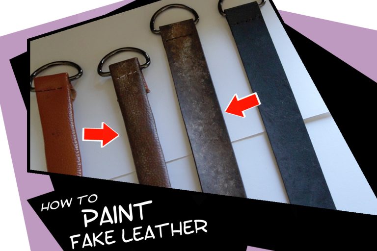 2 Methods to Make and Paint Faux Leather For Cosplay