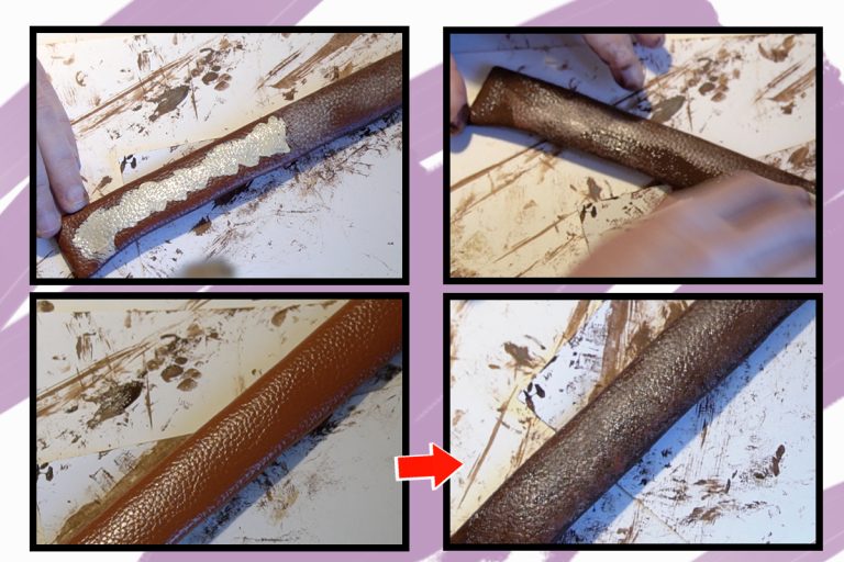Tutorial How to Paint Faux Leather For Cosplay
