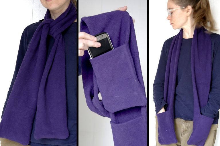 scarf with pockets