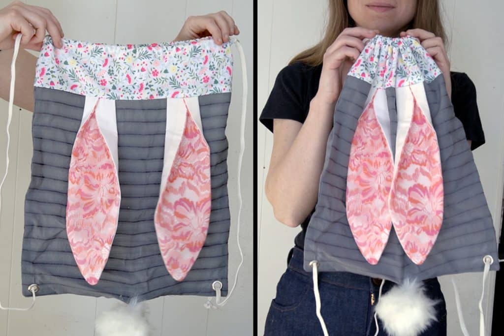 bunny tote bag