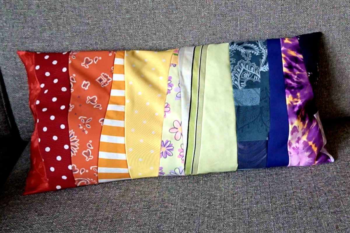 rainbow pillow