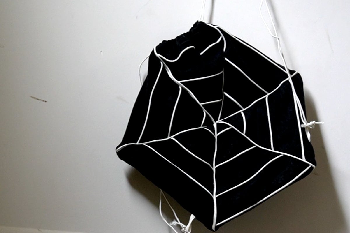spiderweb tote bag