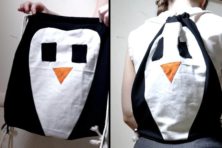 penguin tote bag