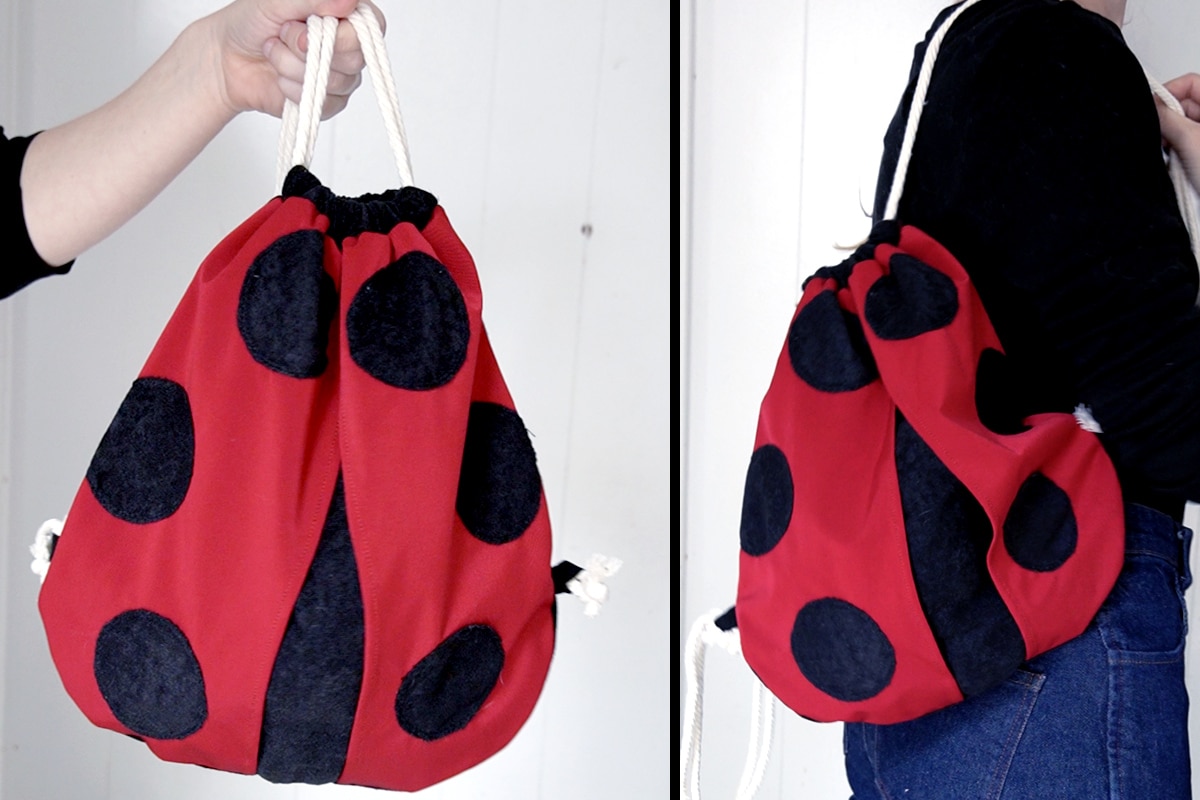 ladybug tote bag